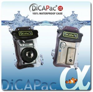 DiCAPac waterproof case for digital camera