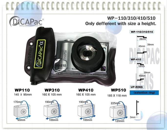 DiCAPac 2008 DiCAPAc waterproof case model